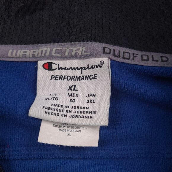 Disney Run Champion Performance Jacket Hoodie XL Mickey Blue Broken Zipper - Picture 4 of 16